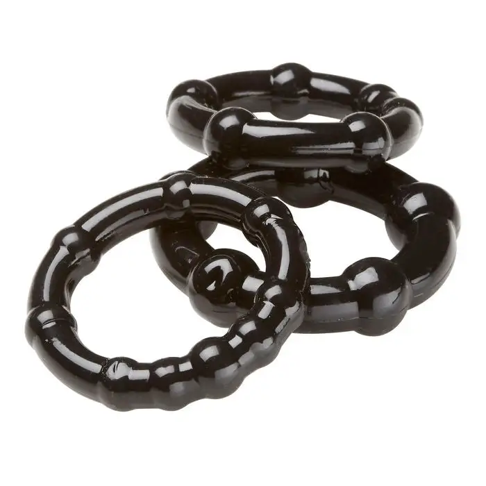 cock ring for pleasure hacks-Cloud 9 Cockring Combo Beaded Black