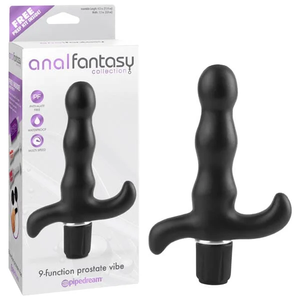 anal toys with long shaft-Anal Fantasy Collection 9-function Prostate Vibe