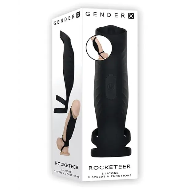 cock ring flexible guide reviews-Gender X Rocketeer - Black