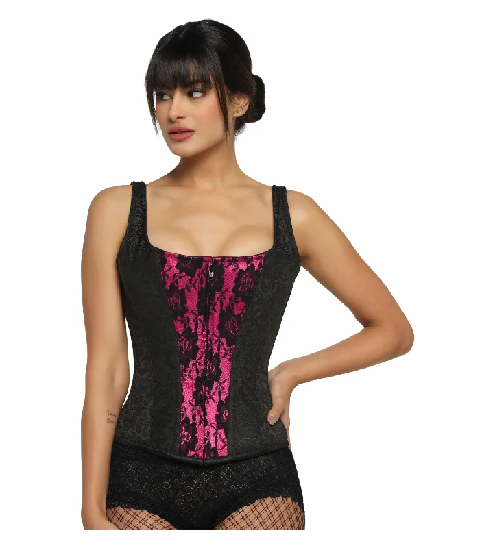 Corset for tall women-Fraxinelle waist reducing  overbust Corsets