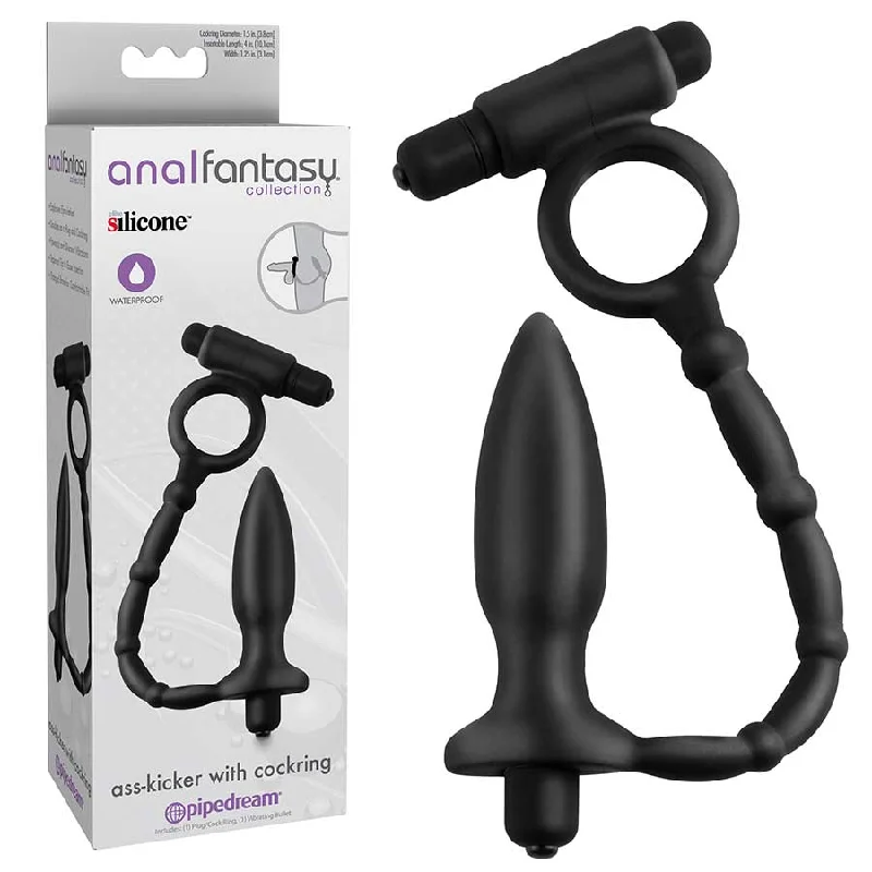 cock ring flexible reviews guide-Anal Fantasy Ass Kicker With Cock Ring by Pipedream Products