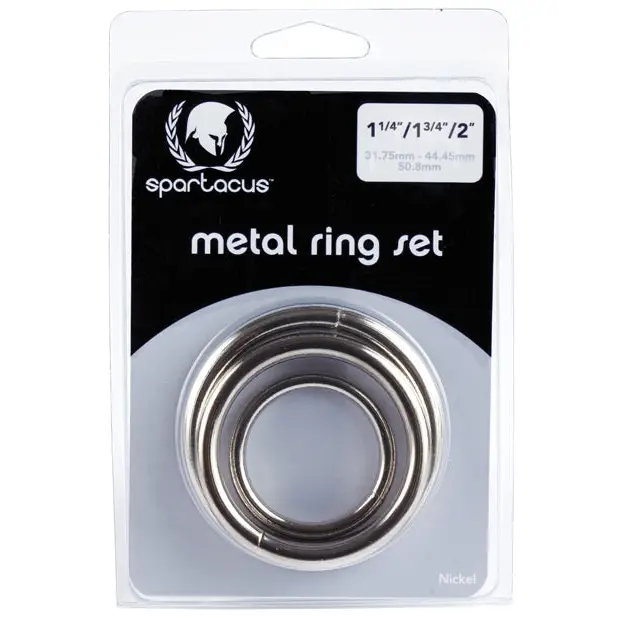 cock ring budget tips reviews-Spartacus Metal Cock Ring Set ( 3 Rings)