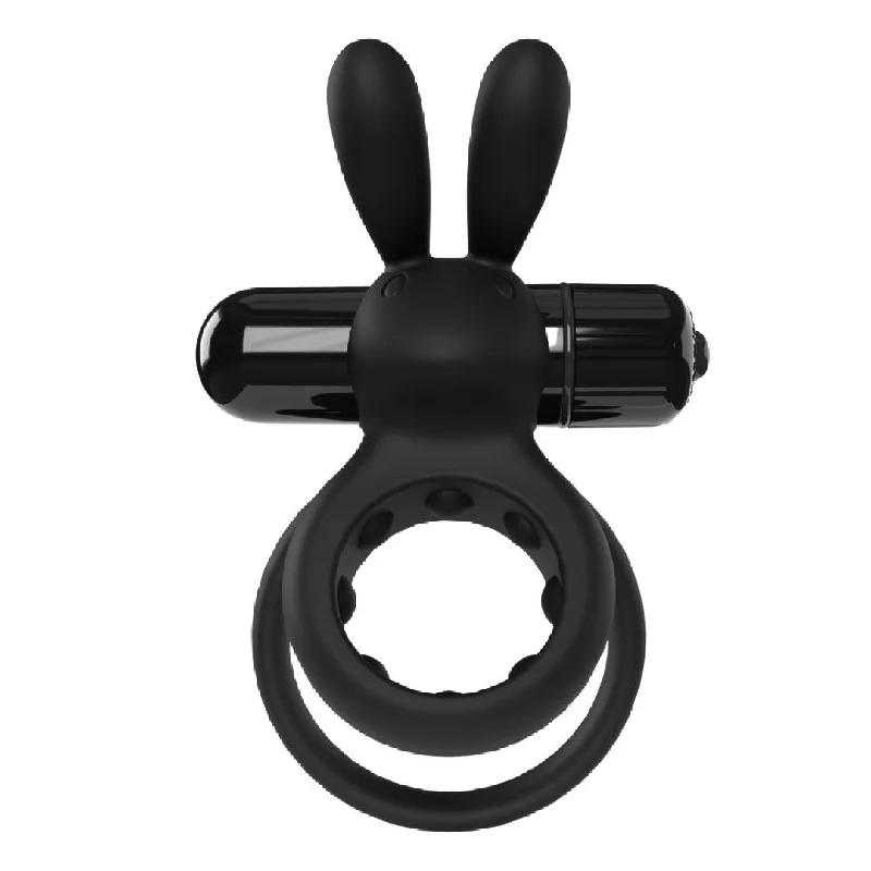 cock ring safety guide reviews-O Hare Deep Rumbling Vibrating Beginner Couples' Cock Ring - Black