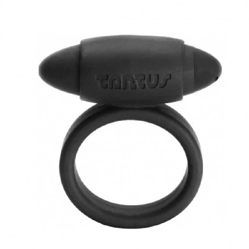 cock ring battery reviews guide-Tantus Silicone Vibrating Cock Ring Super Soft Black C-Ring for Men