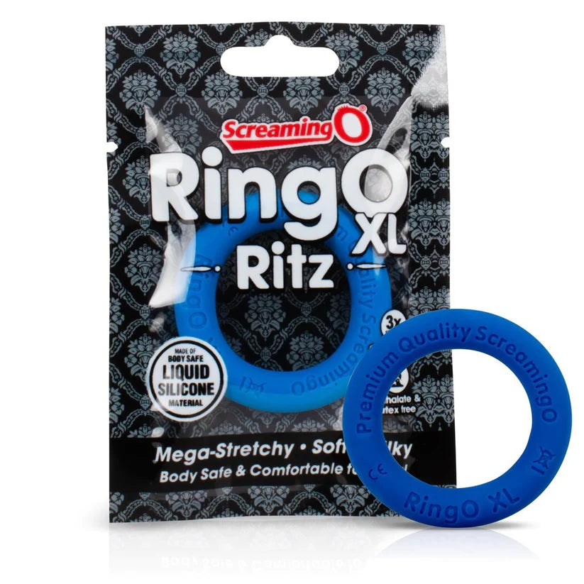 cock ring fit tips reviews-Screaming O RingO Ritz XL Mega Stretchy Silicone Cock Ring