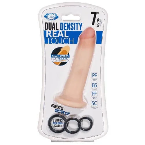 dildo vibration manuals-Experience Realistic Pleasure with the Cloud 9 Dual Density 7-Inch Dildo