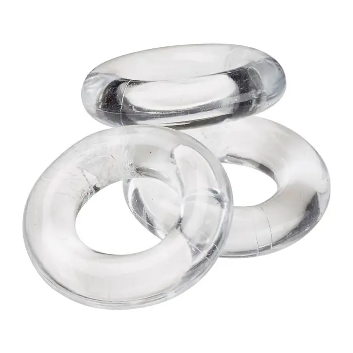 cock ring buying benefits guide-Cloud 9 Cockring Combo Clear