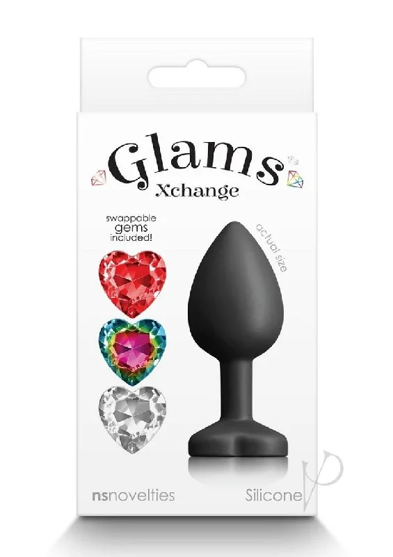 anal toys with colorful designs-Glams Xchange Heart Small