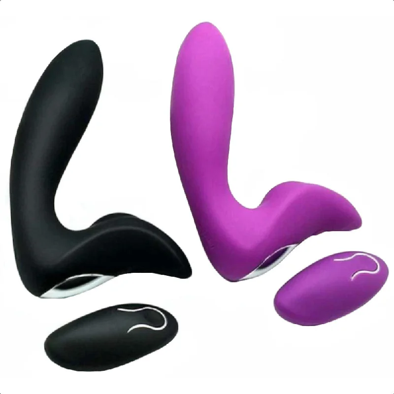 anal toys with soft grip-Wireless Anal Vibrating Prostate Massager