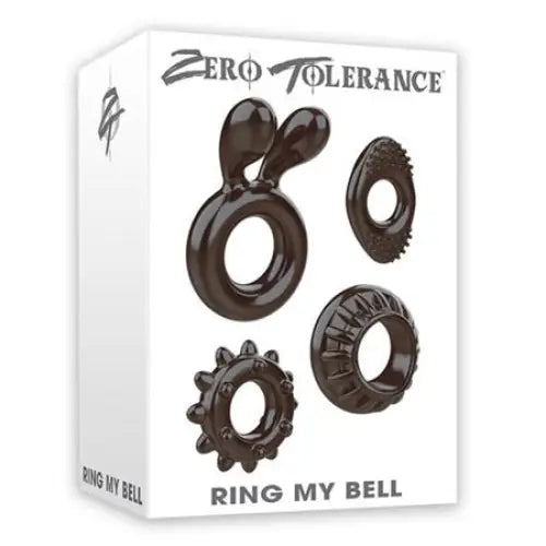 cock ring care benefits reviews-Zero Tolerance Ring My Bell 4-Piece Cockring Set