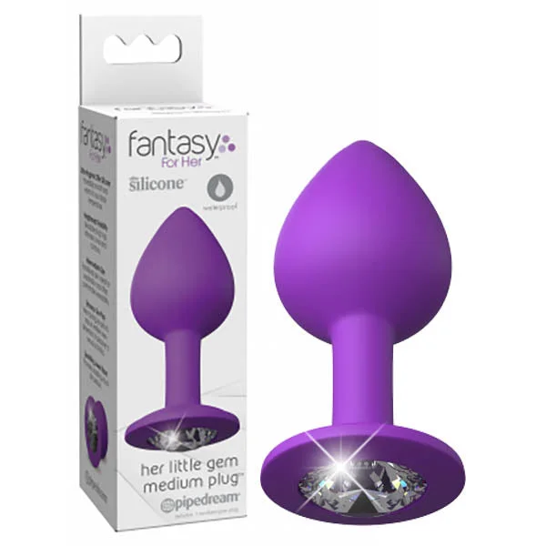 anal toys with easy charging-Fantasy For Her Little Gem Medium Plug