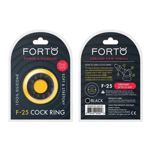 cock ring vibration tips reviews-Forto F-25 Liquid Silicone 23mm Cock Ring