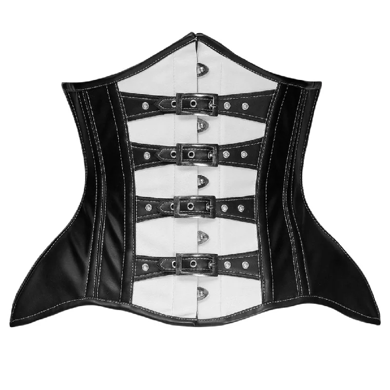 Corset for vintage prom-Carlotta Authentic Steel Boned Gothic Punk Underbust Corset