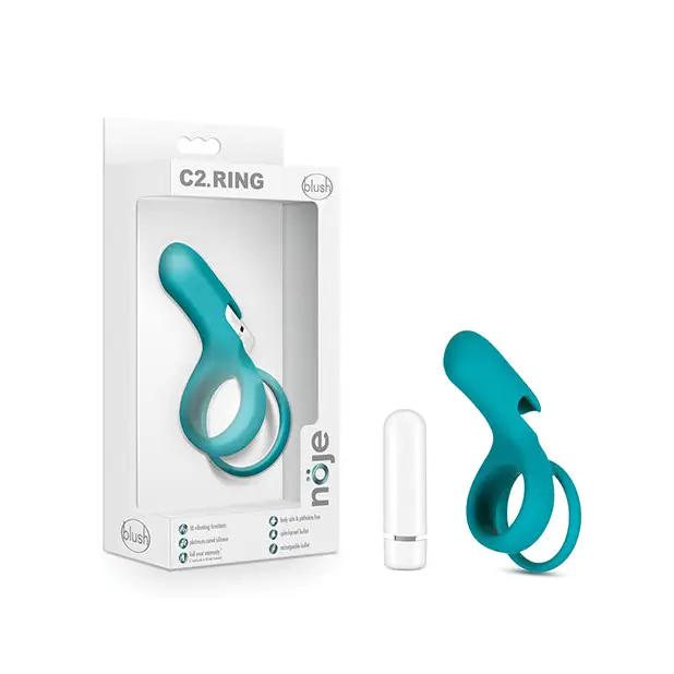 cock ring size benefits reviews-Blush Noje C2.Ring Rechargeable Vibrating Silicone Cockring Juniper