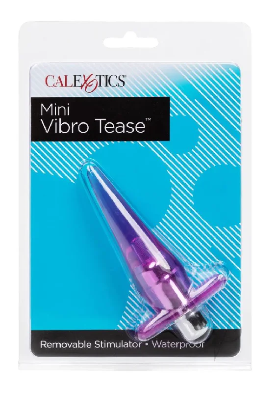 travel-sized anal toys-Mini Vibro Tease - Pink