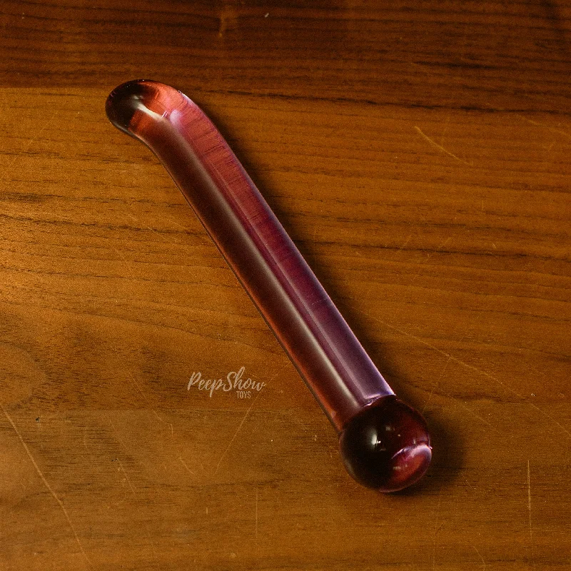 dildo color manuals-6.75" Purple G-Spot Tickler by Gläs