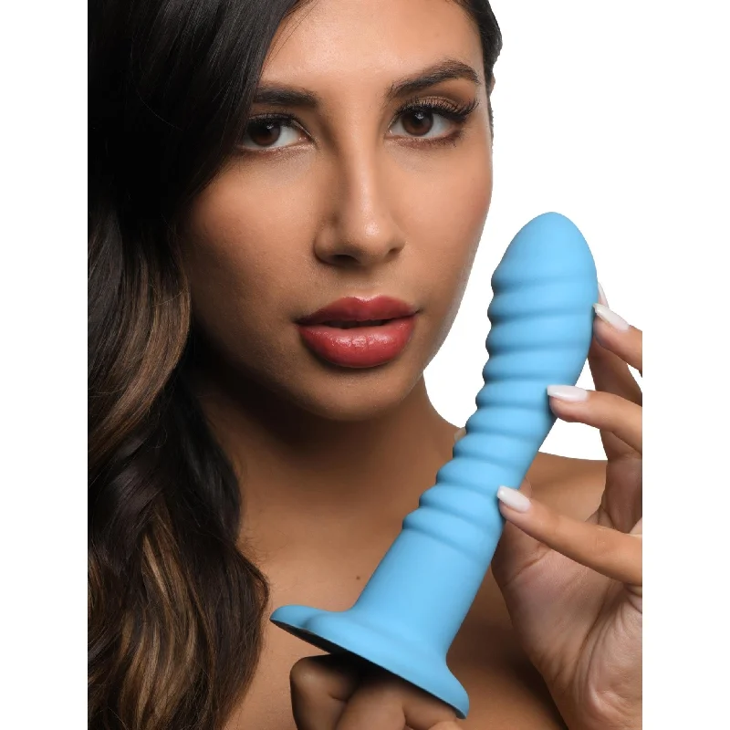 dildo cold testimonials-Ribbed Silicone  Dildo