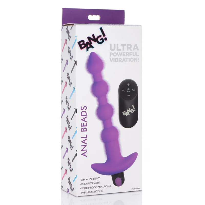 anal toys with soft shape-Bang! Vibrating Anal Beads