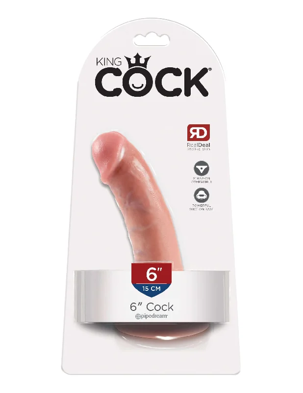 dildo vibration accessories-Experience Royalty: King Cock 6-Inch Realistic Dildo - Your Ultimate Fantasy Come True!