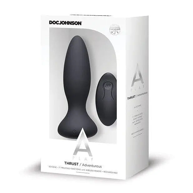 anal toys for custom settings-A-Play - Thrust - Rechargeable Silicone Anal Plug with Remote