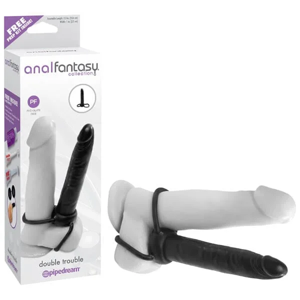 anal toys for safe insertion-Anal Fantasy Collection Double Trouble