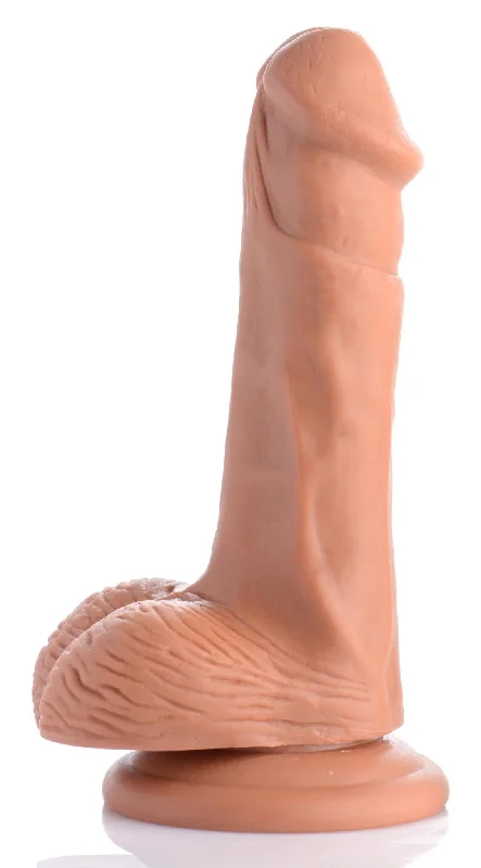 dildo fantasy inspirations-5 Inch Realistic Suction Cup Dildo- Tan