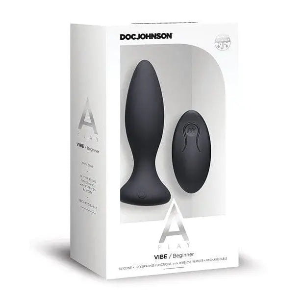 anal toys with premium packaging-A-Play - Vibe - Rechargeable Silicone Anal Plug with Remote