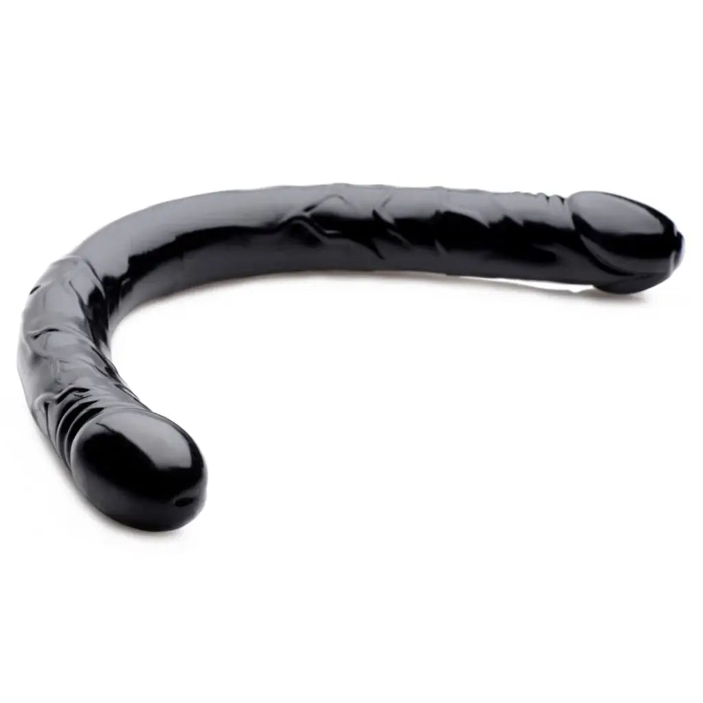 dildo vibration intensities-Double Ended Black Dildo