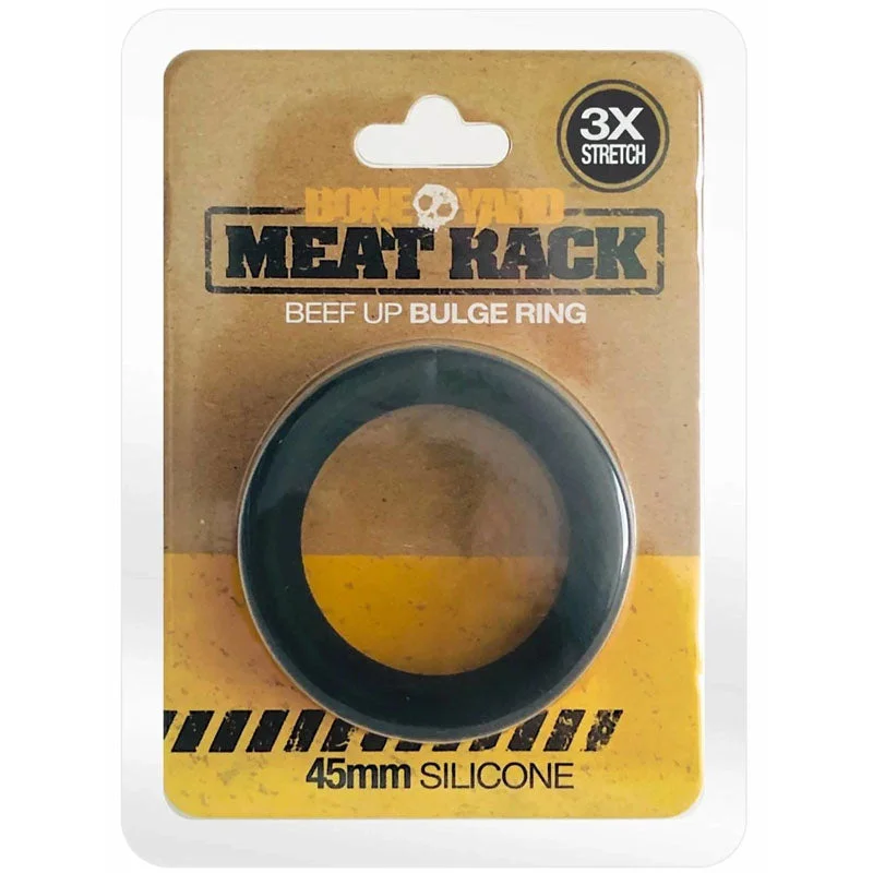 cock ring power settings-Boneyard Meat Rack Cock Ring - Black