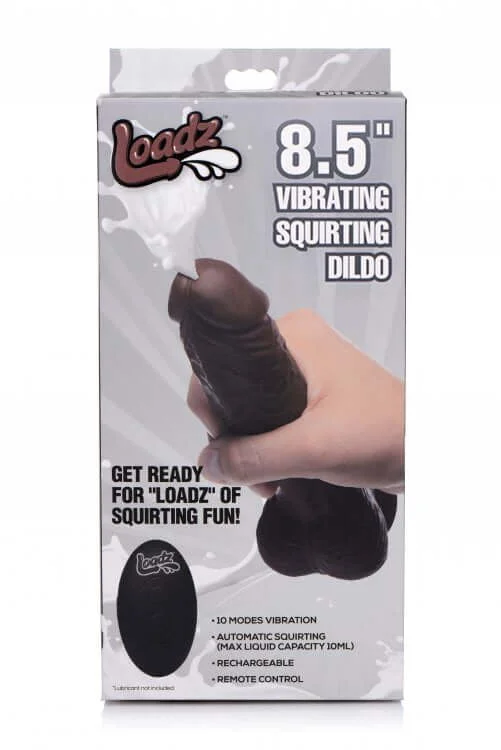 dildo customization qualities-Loadz of Fun: 8.5 inches Vibrating Squirting Dildo for Ultimate Pleasure