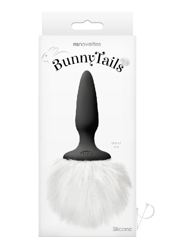 anal toys for anal fun-Bunny Tails Mini Anal Plug White