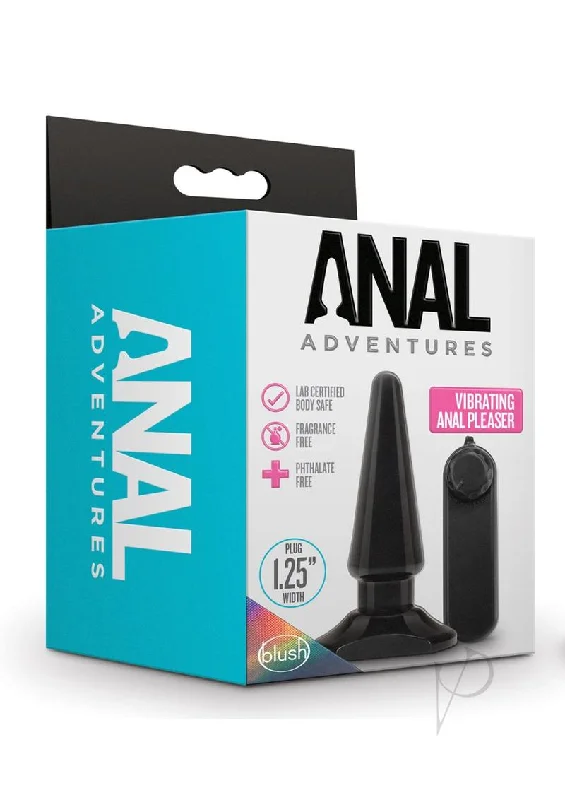 anal toys for adventurous couples-Anal Adv Basic Vibe Anal Pleaser Black