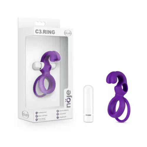 cock ring expert benefits reviews-Blush Noje C3.Ring Rechargeable Vibrating Silicone Cockring Iris