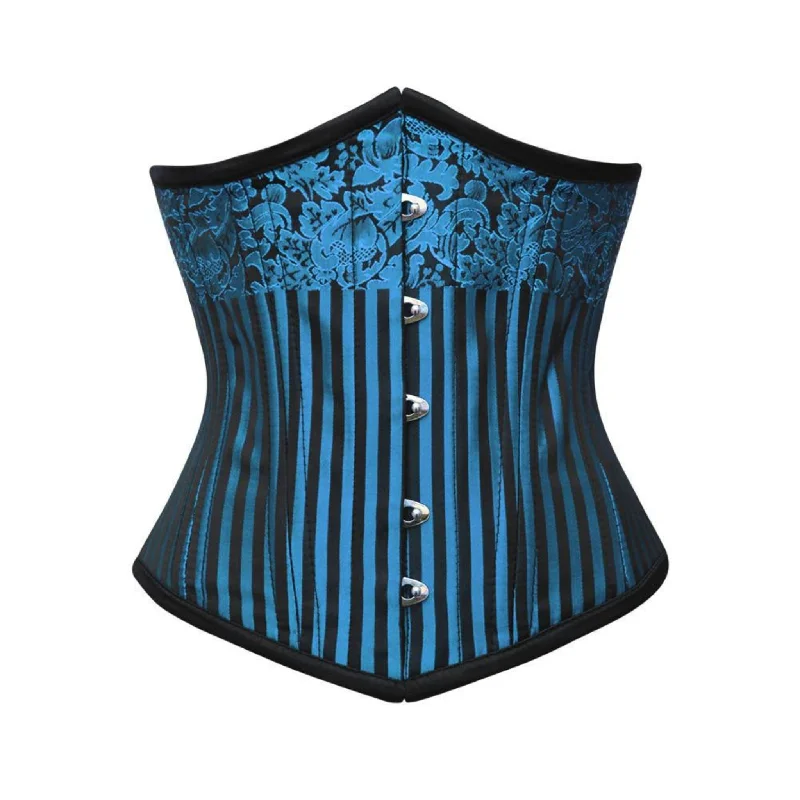 Corset with front lacing-Zagora Authentic Steel Boned Underbust Corset