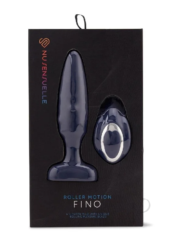 anal toys for deep relaxation-Sensuelle Fino Rollor Motion Navy Blue