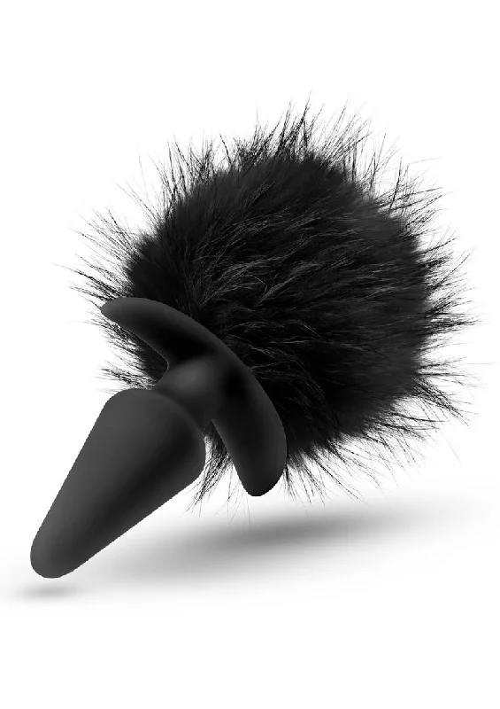 anal toys with quiet texture-Anal Adventures Platinum Rabbit Tail Anal Plug