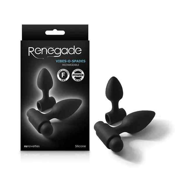 anal toys with soft base-Renegade Vibes-O-Spades