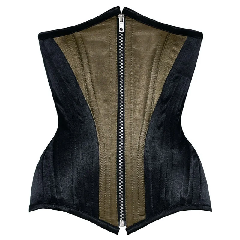 Corset with side laces-Classy Underbust Waist Training Corset Curvy Boning