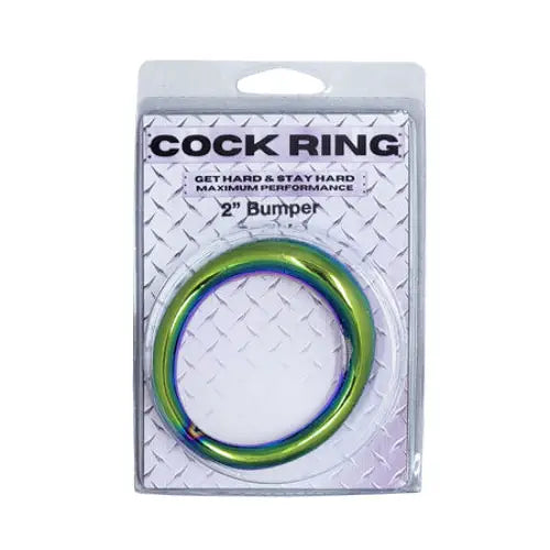 cock ring medical tips reviews-Ple'sur SS Rainbow Bumper Cockring 2in