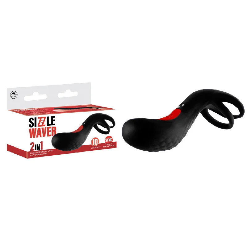 cock ring flexible options-Sizzle Waver Vibrating Cock Ring