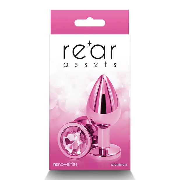 anal toys for quick sessions-Rear Assets Metal Anal Plug Medium Teal