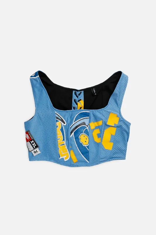 Corset for steampunk wedding-Rework Denver Nuggets NBA Corset - XL