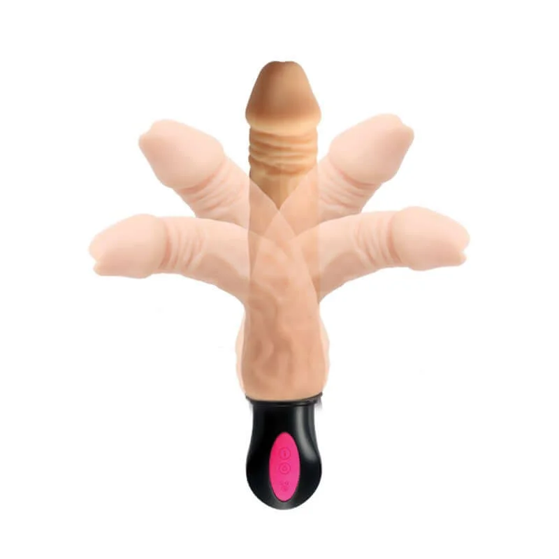 dildo artisan trends-Skinsations Vibra Heat Seeker: A Realistic Warming Dildo with Powerful Vibra-Flex Technology