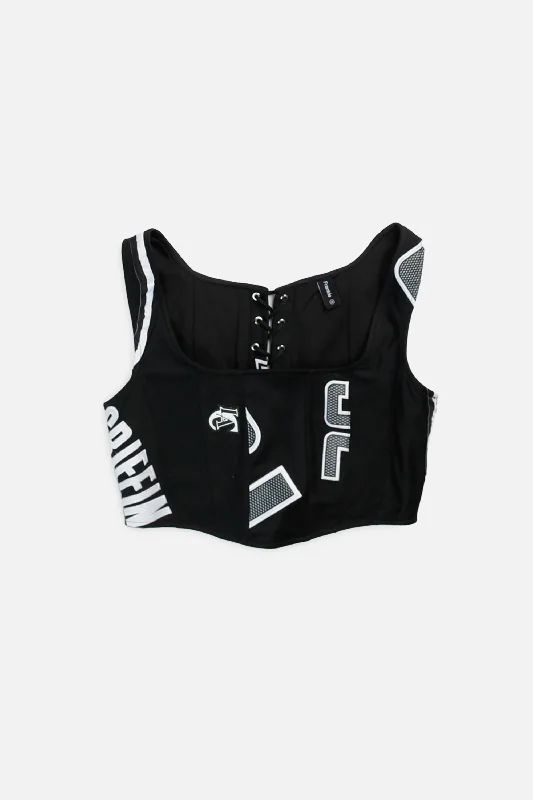 Corset for curvy women-Rework LA Clippers NBA Corset - M