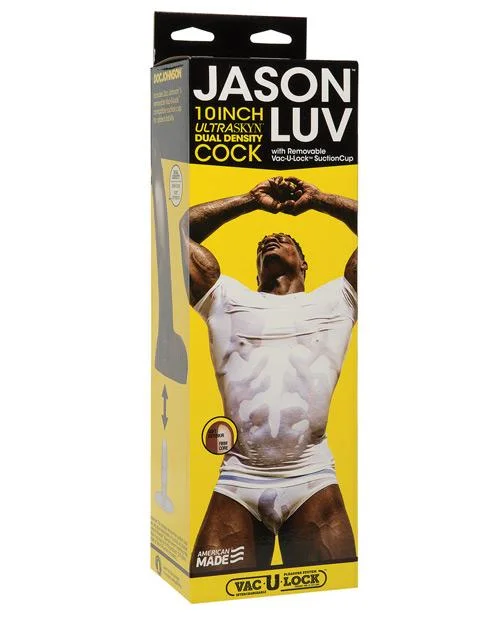 dildo weight testimonials-Jason Luv 10" Ultraskyn Cock W-removable Vac-u-lock Suction Cup - Chocolate