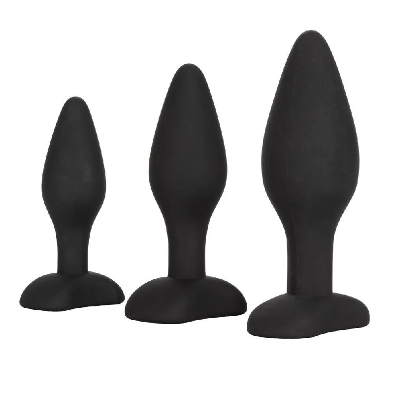 anal toys for deep massage-Silicone Anal Exerciser Kit