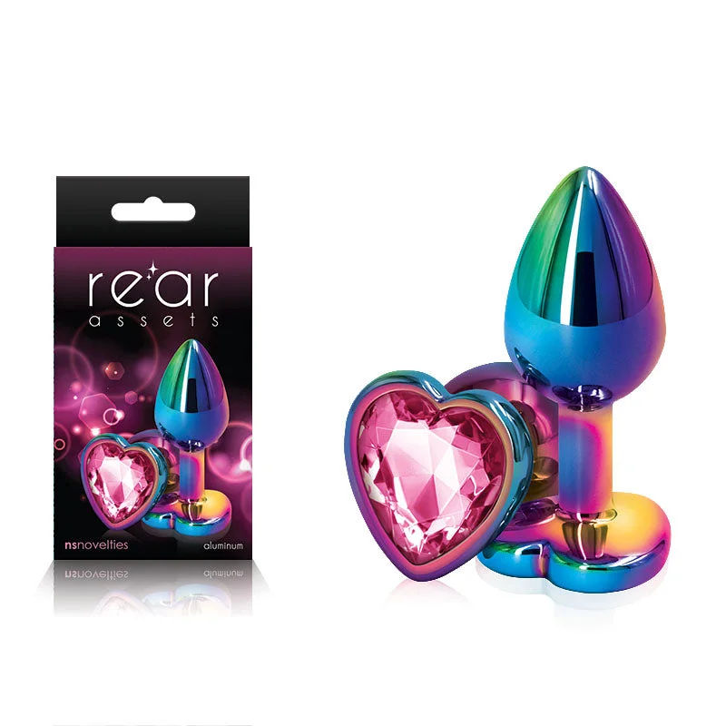 anal toys with soft base-Rear Assets Multi  Heart