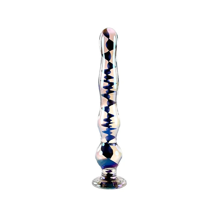 dildo discount strategies-Playboy Pleasure Jewels Wand Glass Dildo