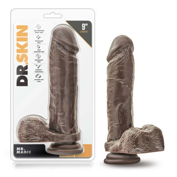 dildo brand qualities-Introducing Mr. Magic 9 inches Dildo: Your Ultimate Realistic Pleasure Companion!