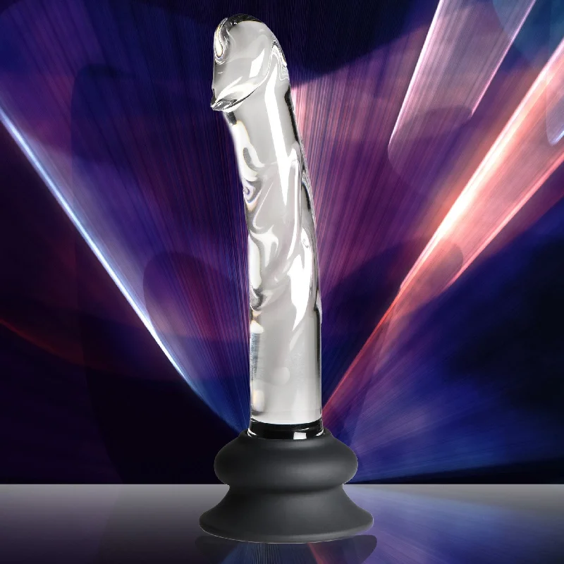 dildo flexibility testimonials-Glass Dildo with Silicone Base - 7 Inch